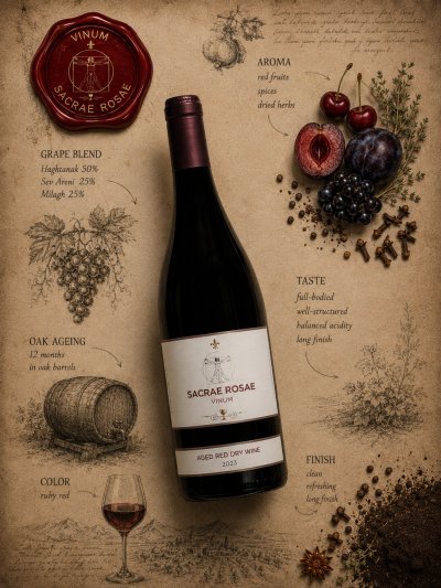 Aged Red Dry Wine 2023